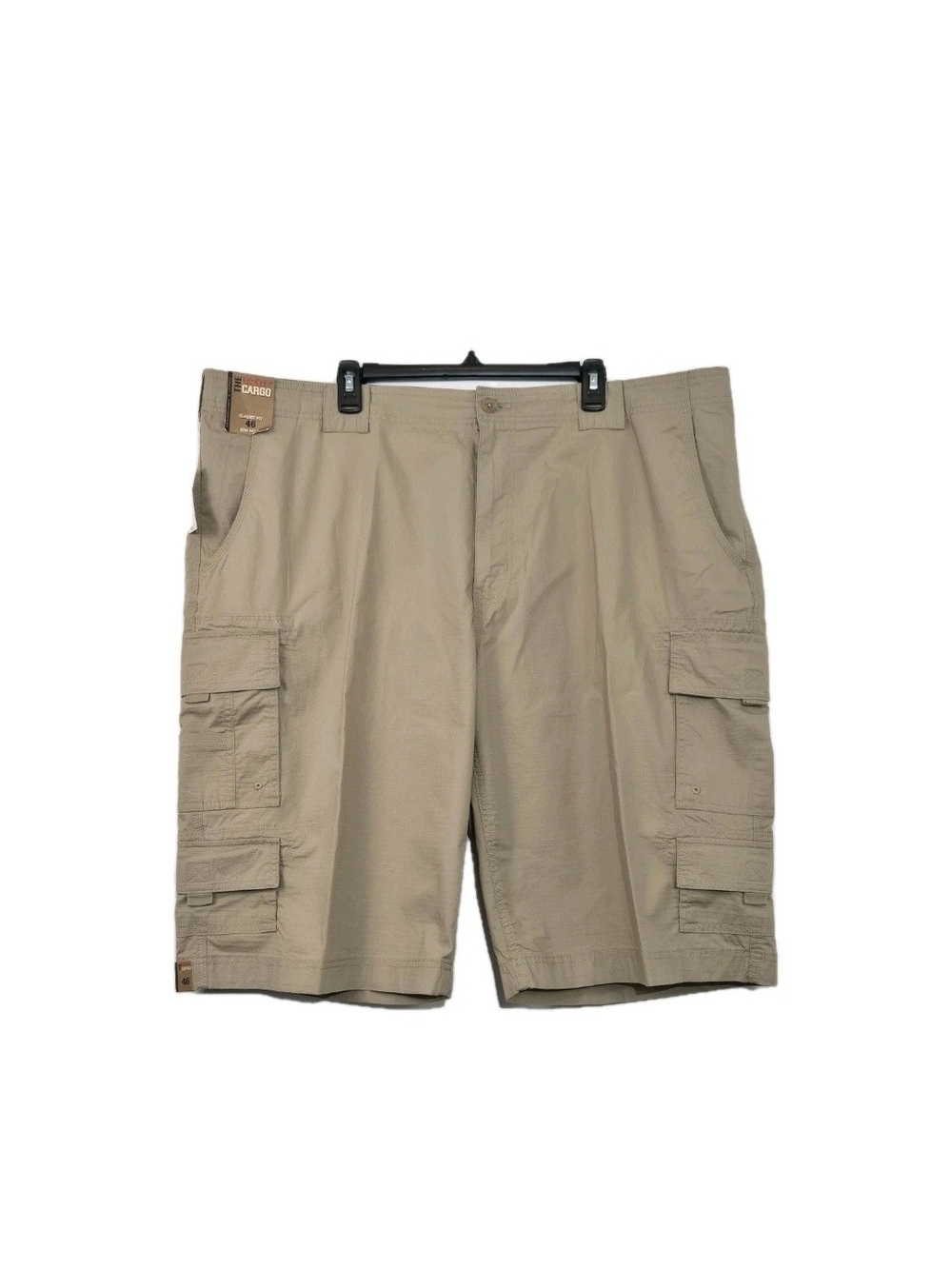 Roundtree & Yorke Big Men's Cargo Shorts Size 46  Khaki NWT 30